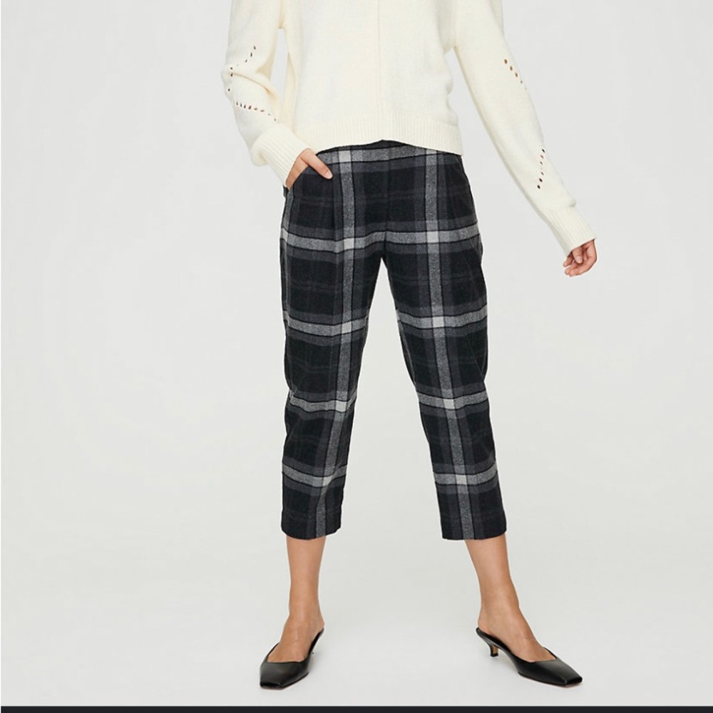 ARITZIA *Wilffed* Chambéry Check Pant, size 4